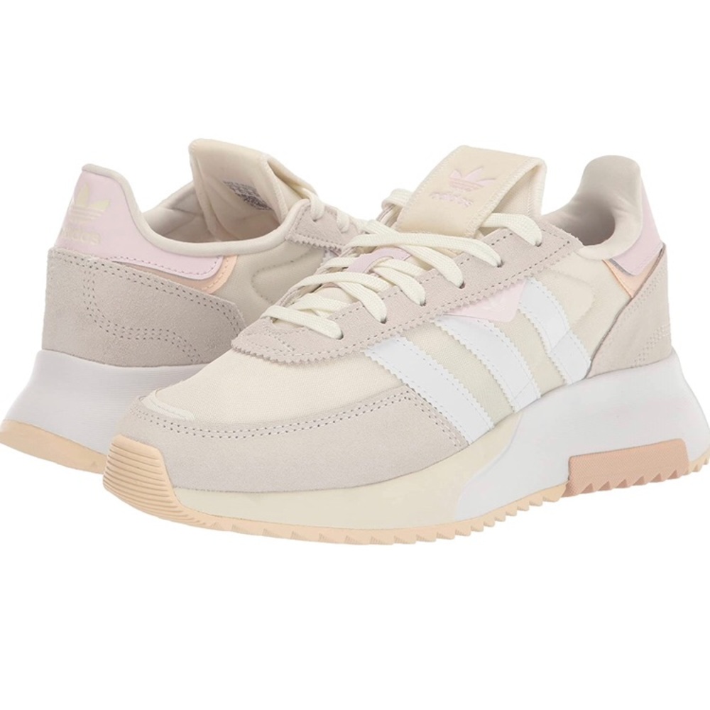ONE PAIR ONLY 🧁 Rare Find - Adidas Cream/Light Yellow Retropy F2 Sneakers